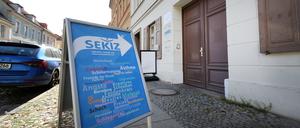Sekiz, das Selbsthilfe-, Kontakt- und Informationszentrum in der Herrmann-Elflein-Straße Potsdam.