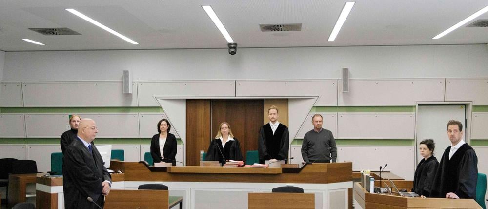 Das Landgericht Berlin beschäftigt sich mit einer Serie rechtsextremer Straftaten in Neukölln. (Archivbild)