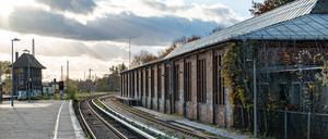 Endstation S2.  Der Bahnhof Bernau bei Berlin.  