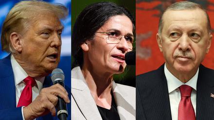 Donald Trump, Elham Ahmad, Recep Tayyip Erdoğan.
