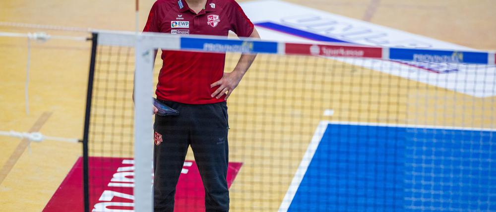 Trainer Riccardo Boieri vom SC Potsdam.