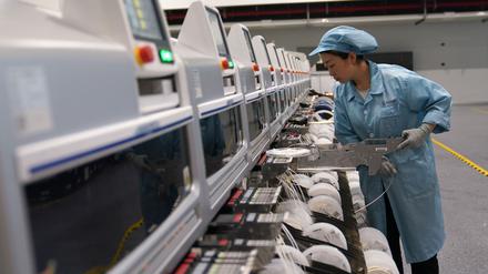 Nach Monaten trüber Stimmung in Chinas produzierendem Gewerbe bessern sich die Aussichten. (Archivbild)