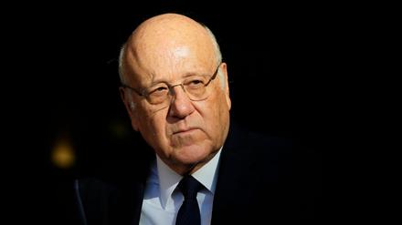 Libanons geschäftsführender Ministerpräsident Mikati weckt Hoffnung auf eine Waffenruhe. (Archivbild) 
