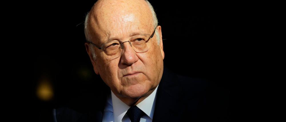 Libanons geschäftsführender Ministerpräsident Mikati weckt Hoffnung auf eine Waffenruhe. (Archivbild)