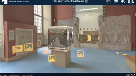 Auf der Website „Babylon Reloaded“ kann der Besucher nun in das digitalisierte Vorderasiatische Museum im Pergamonmuseum eintauchen.