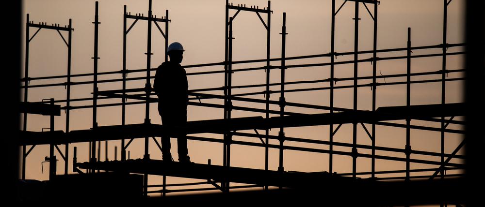 Eine Baustelle (Symbolbild).