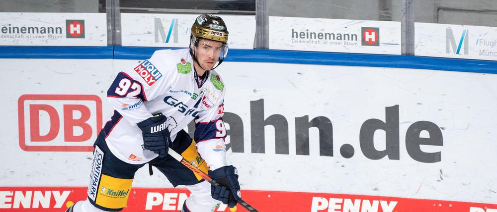 Nationalspieler Noebels traf beim 3:2 der Eisbären in Augsburg.