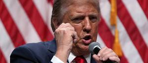 Der republikanische Präsidentschaftskandidat und frühere US-Präsident Donald Trump.