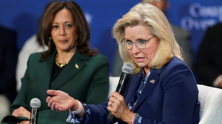 Die Ex-Abgeordnete Liz Cheney gehört zu den bekanntesten Republikanern, die Donald Trumps demokratische Widersacherin Kamala Harris unterstützen. 