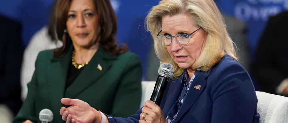 Die Ex-Abgeordnete Liz Cheney gehört zu den bekanntesten Republikanern, die Donald Trumps demokratische Widersacherin Kamala Harris unterstützen. 