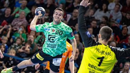 Für Füchse-Linksaußen Tim Freihöfer ist das Duell mit Kiel immer ein besonderes Spiel