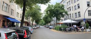 Die Grolmanstraße soll zur einer Flaniermeile in der Berliner City West werden.