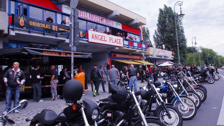 Das frühere Clubhaus der Hells Angels am Spandauer Damm in Charlottenburg 2008.