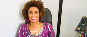 Die Politikerin Marielle Franco in ihrem Büro in Rio.