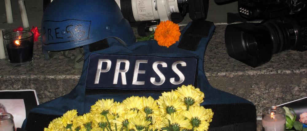 Insgesamt verzeichnet die Unesco für die Jahre 2022 und 2023 162 getötete Journalisten, Medienschaffende und Gestalter von Online-Inhalten - und damit deutlich mehr als die 117 Tötungen in den Jahren 2020 und 2021. (Archivfoto)