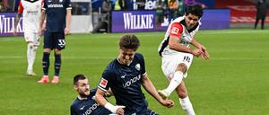 Treffer zum 5:1: Mahmoud Dahoud (r).