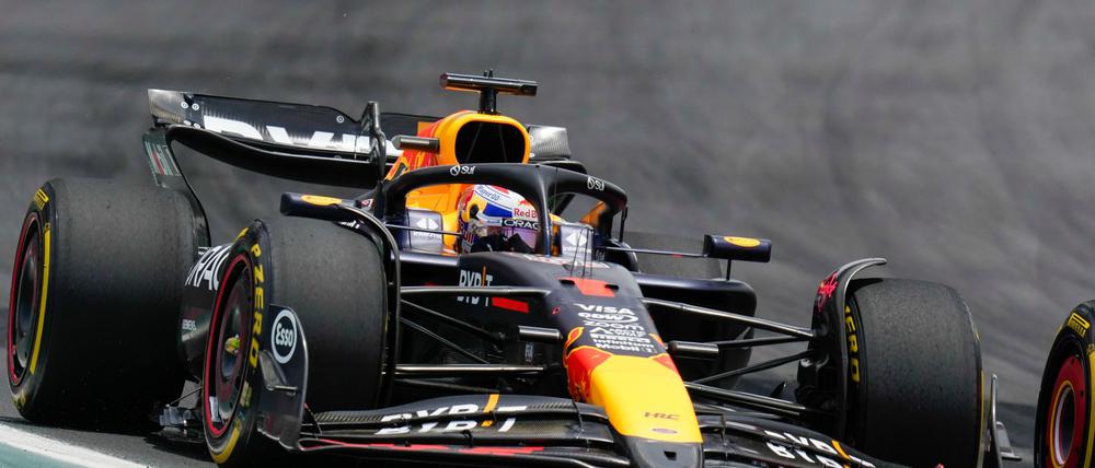 Max Verstappen wurde Dritter im Sprint, nach einer Strafe aber nachtrglich auf Platz vier versetzt.