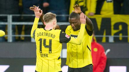 Guirassy (r.) und Beier (.) waren die Matchwinner für den BVB.