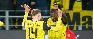 Guirassy (r.) und Beier (.) waren die Matchwinner für den BVB.