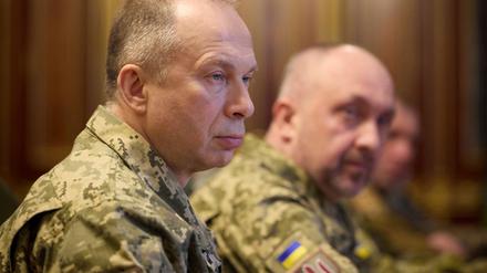 Der Oberbefehlshaber der ukrainischen Streitkräfte, Olexander Syrskyj, sieht eine schwere Lage für Kiews Truppen an der Front. (Archivbild)