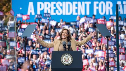 Die Demokratin Kamala Harris liegt in dem konservativen Bundesstaat Iowa vor ihrem Rivalen Donald Trump. 