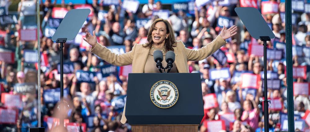 Die Demokratin Kamala Harris liegt in dem konservativen Bundesstaat Iowa vor ihrem Rivalen Donald Trump.