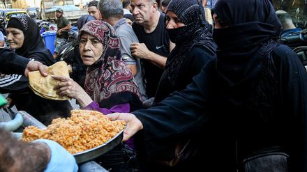Viele der Vertriebenen im Libanon sind auf humanitäre Hilfe angewiesen.