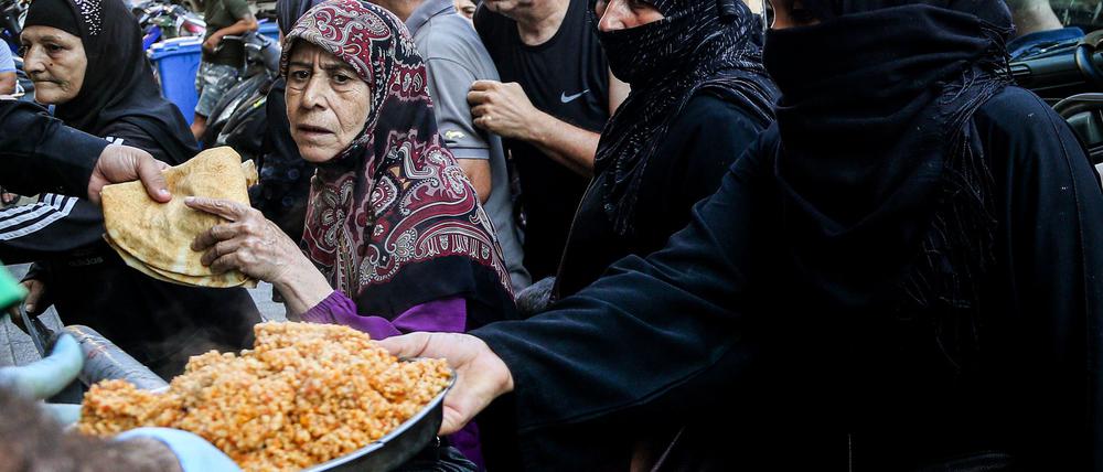 Viele der Vertriebenen im Libanon sind auf humanitäre Hilfe angewiesen.