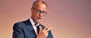 „Richtige Richtung“: CDU-Chef Friedrich Merz blickt wohlwollend auf die wirtschaftspolitischen Vorstellungen der FDP. 