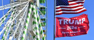 Zum größten Volksfest North Carolinas pilgern Einwohner aus allen Schichten und Wählergruppen. Eindeutige Bekenntnisse sieht man jedoch nur für Donald Trump.
