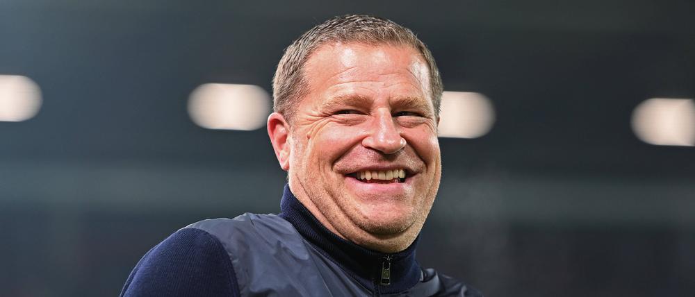Max Eberl hat derzeit mit dem FC Bayern gut lachen.