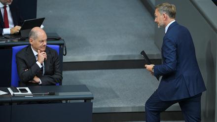 Ein Blick sagt mehr als tausend Worte: In der Ampel-Koalition ist die Stimmung schon lange nicht mehr die allerbeste.