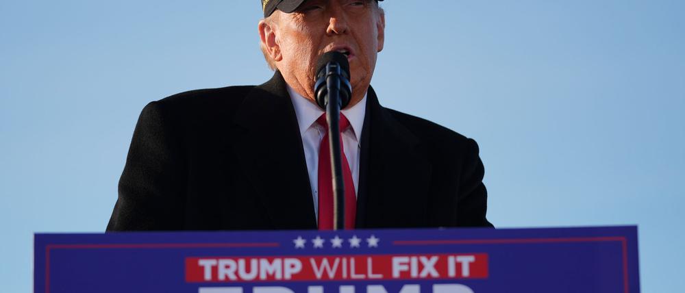 Trump zeichnet ein düsteres Bild der USA. (Archivbild)