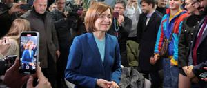 Maia Sandu hat die Stichwahl ums Präsidentenamt in Moldau gewonnen.