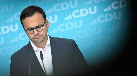 Jan Redmann, Landesvorsitzender der CDU in Brandenburg.