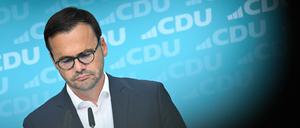 Jan Redmann, Landesvorsitzender der CDU in Brandenburg.