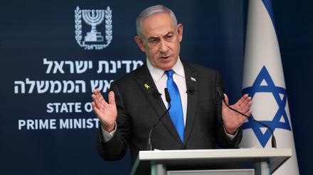 Israels Regierungschef Benjamin Netanjahu