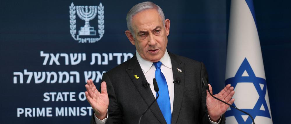 Israels Regierungschef Benjamin Netanjahu