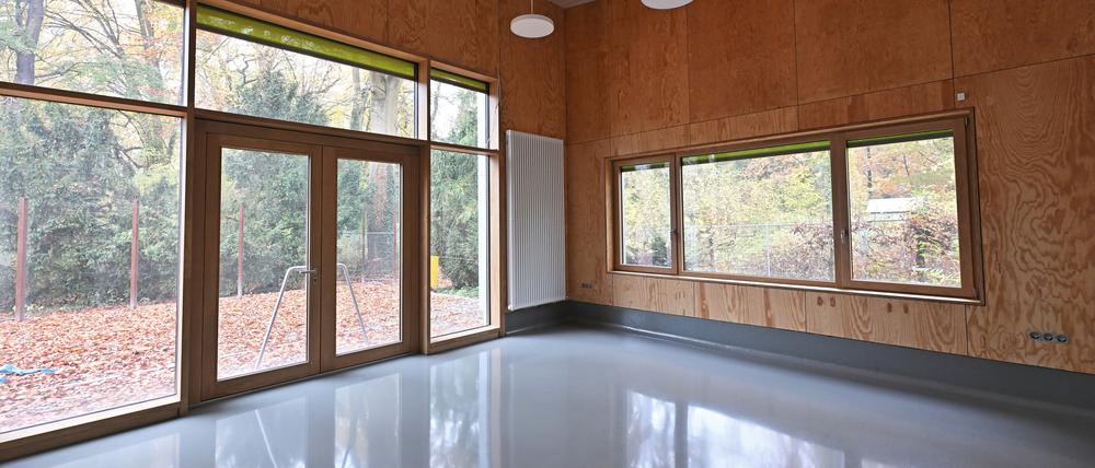 Holzbauweise: Neubau für Gärtnerinnen und Gärtner im Park Sanssouci in Potsdam.