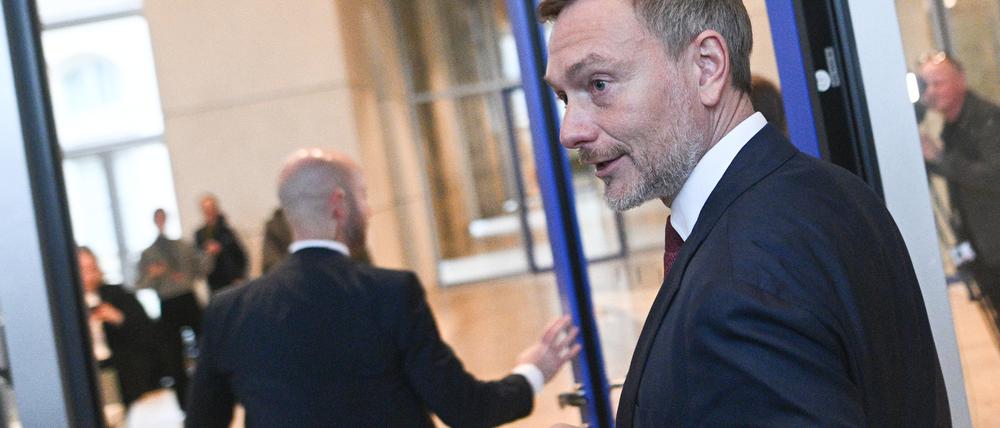 Finanzminister Christian Lindner (FDP).
