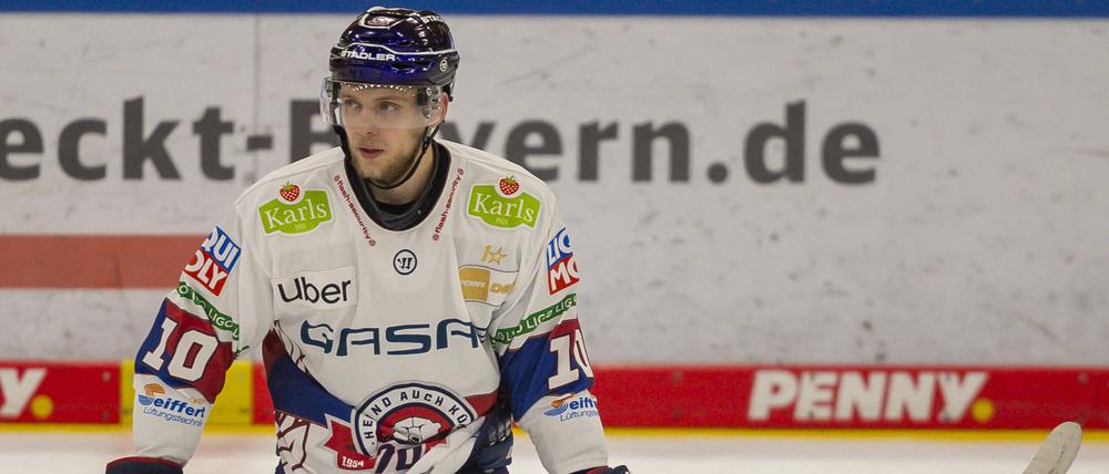 Lean Bergmann ist der einzige Profi der Eisbären Berlin beim Deutschland Cup.