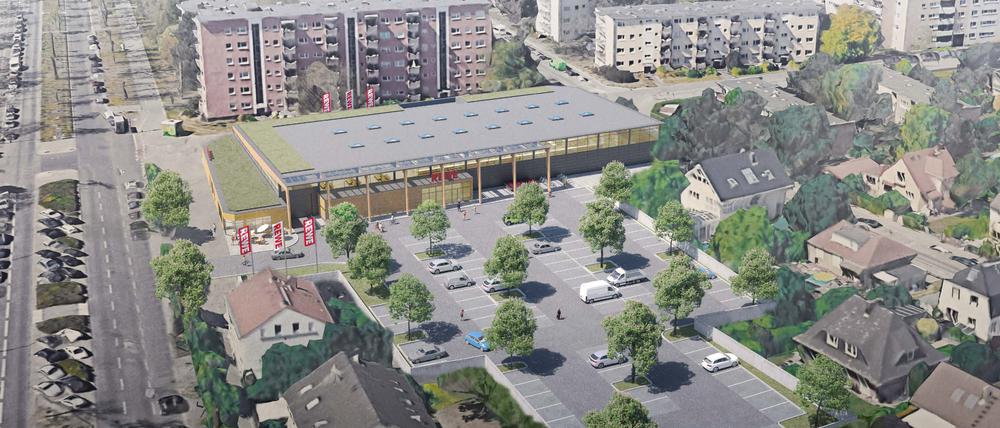 Spandau Rewe Neubau