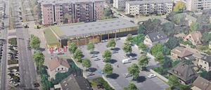 Spandau Rewe Neubau 