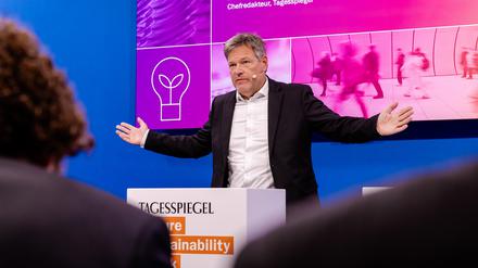 Robert Habeck zu Gast beim Tagesspiegel