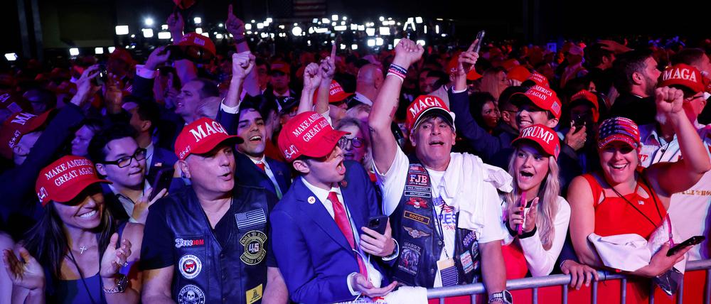 Trump-Unterstützer in West Palm Beach.