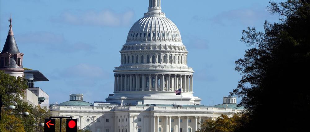 Blick auf das Kapitol in der US-Hauptstadt Washington.