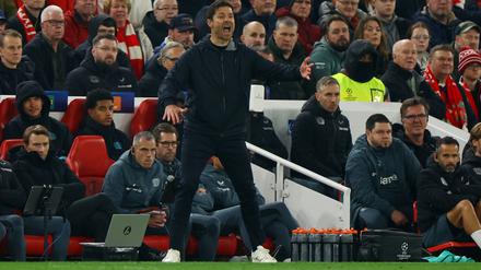 Brüllen brachte nichts. Xabi Alonso beim Spiel in Liverpool. 