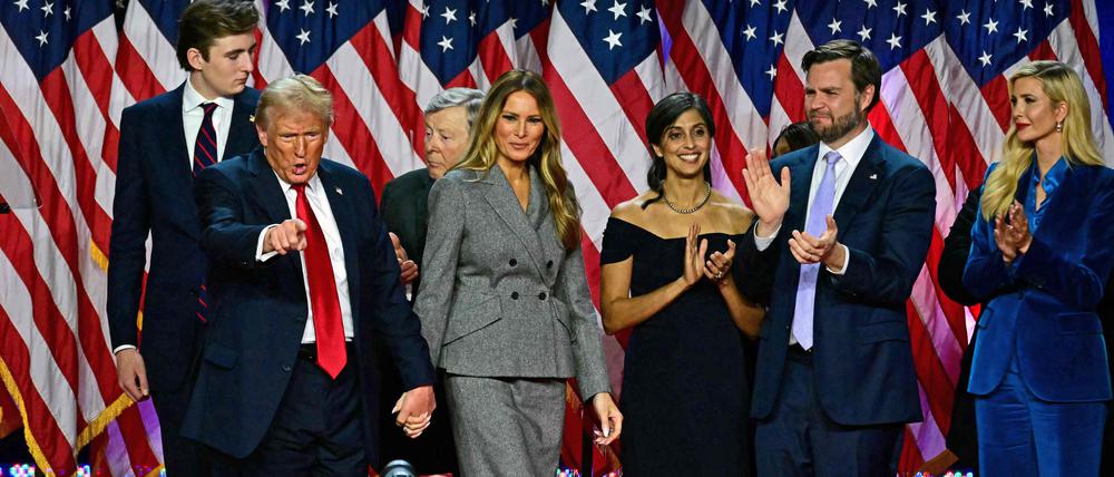 Donald Trump in West Palm Beach, Florida.