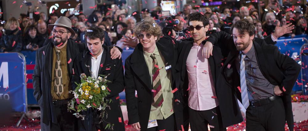  Impression vom roten Teppich beim Festival della canzone italiana in San Remo 2018, 