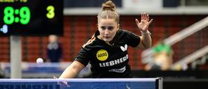 Die 18 Jahre alt Mia Griesel hat bei der EM im Oktober das Hauptfeld erreicht. Nun spielt sie erstmals für den TTC Eastside in der Bundesliga.